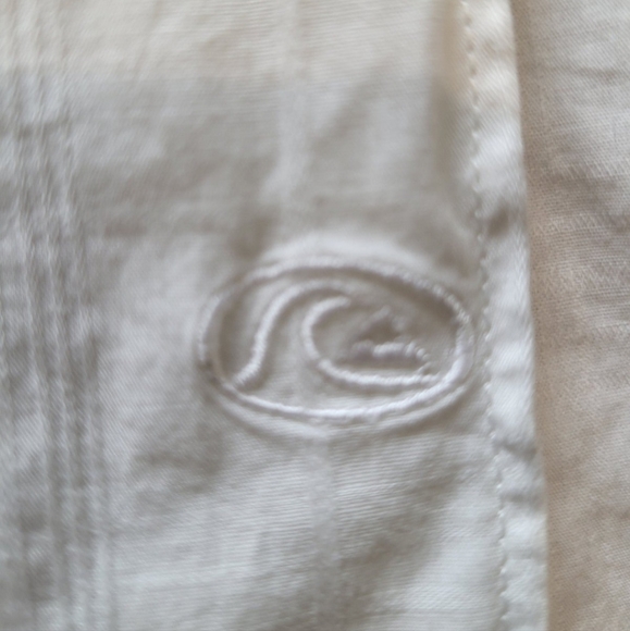 Quick Silver Edition 100% Organic Cotton Button Front Embroidered Shirt Mens XL - Picture 7 of 12